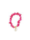Gemstone Bracelet in Fuchsia, handmade kids jewellery from Bali | Bali Bubs