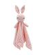 pink crochet baby snuggle bunny handmade