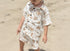 Tropical Linen Set in Brown
