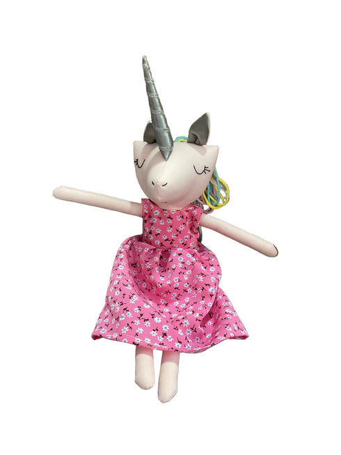 unicorn plush doll handmade