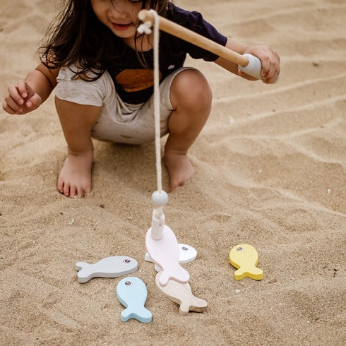 Wooden Fishing Set