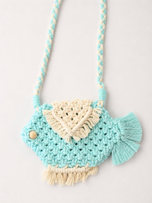 Crochet Fish Bag