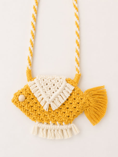 Crochet Fish Bag