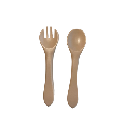 Silicone Spoon and Fork Set