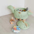 Dinosaur Storage Basket Mint Green