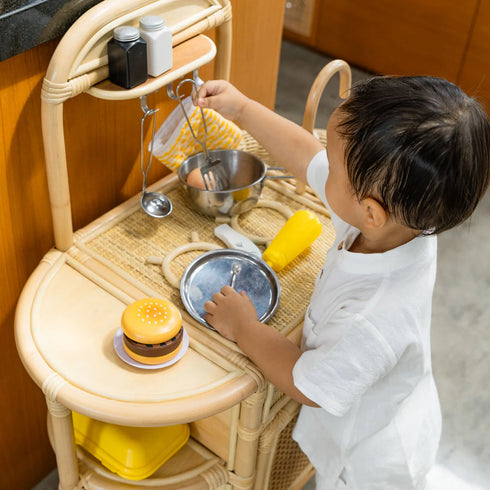 Rattan Play Kitchen