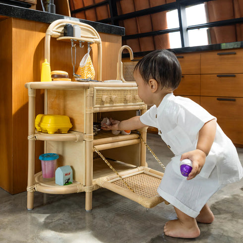 Rattan Play Kitchen