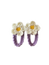 Crochet Daisy Hair Clips