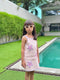 Crochet Cove dress Pink