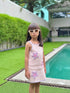 Crochet Cove dress Pink