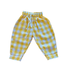 Kids, checkered pants,linen