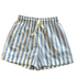 Striped cotton unisex shorts eco friendly handmade in bali