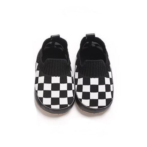Pre walkers in Black chequered
