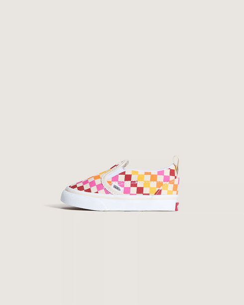 Vans Kids Classic Slip-On Retro Rainbow Checkerboard