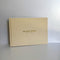 Fambam baby memory journal for the first year, beige linen keepsake book