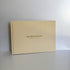 Fambam baby memory journal for the first year, beige linen keepsake book