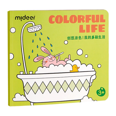 First Colouring Book - Colourful Life