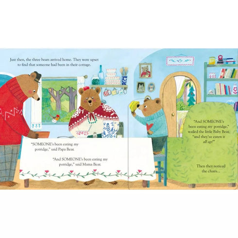 Picture Books - Peep Inside: Goldilocks and The Three Bears