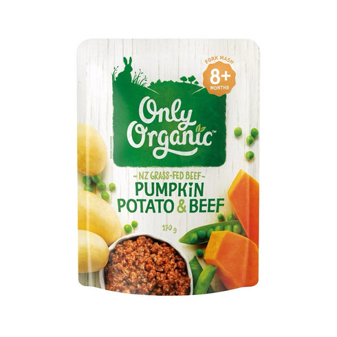 Only Organic Pumpkin Potato & Beef (8+ months)
