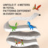 Colouring Scroll Sticker Adhesive - The Amazing Dinosaurs