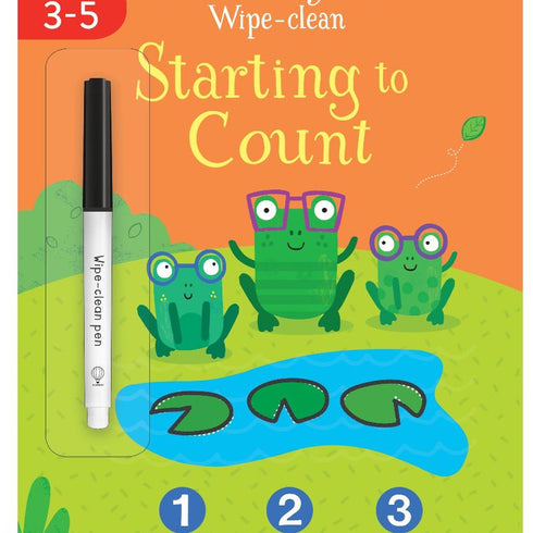 Wipe Clean Starting To Count Activities