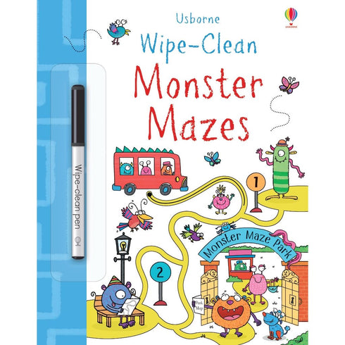 Wipe Clean Monster Mazes Activities