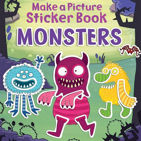 Make a Picture Sticker Book Monster