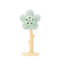 Flower Rattle in Green