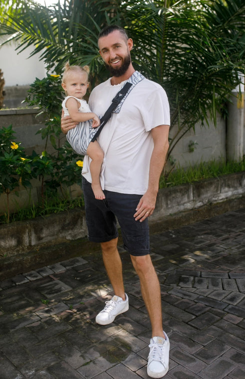 Toddler Carrier in Grey Zebra