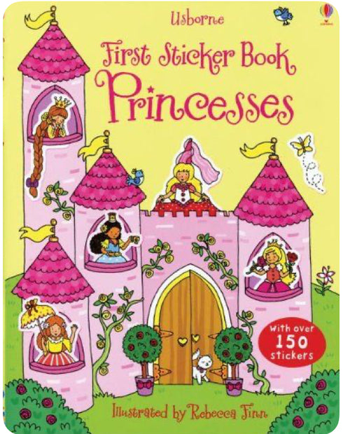 Princesses stickers book, kids activity book