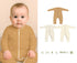 Baby Sleepsuit in Pastel Peach