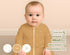 Baby Sleepsuit in Brown River