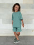Cotton T-Shirt in Celery Green