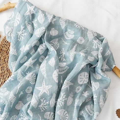 Bamboo Swaddle Blanket corals