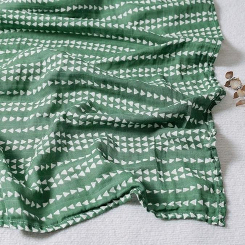 Bamboo Swaddle Blanket green