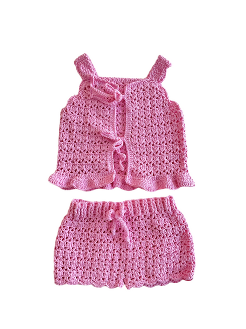 Hali Crochet Set Lilac