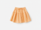 Orange skirt on a white background