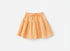 Orange skirt on a white background