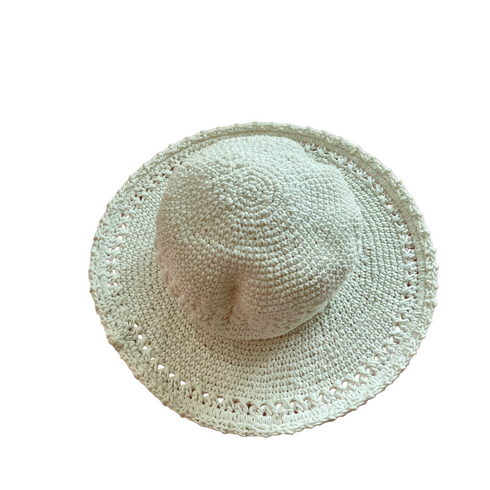 crochet kids beach hat
