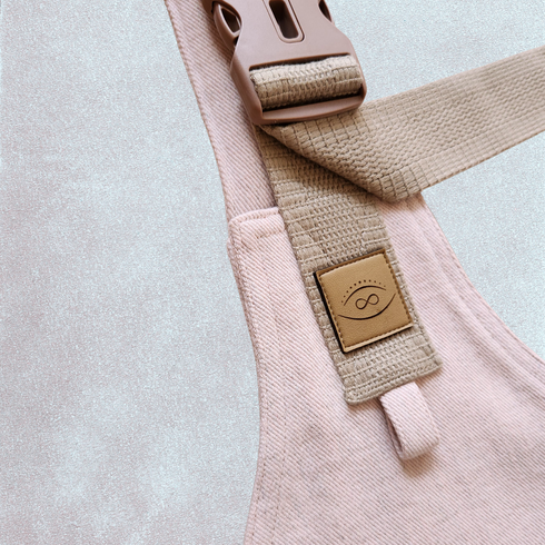 Toddler Carrier in Pink Denim
