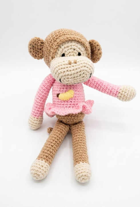 CROCHET DOLL MONKEY
