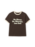 brown and beige kids tshirt oversized