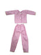 A two-piece doll pajama set for doll