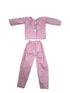 A two-piece doll pajama set for doll