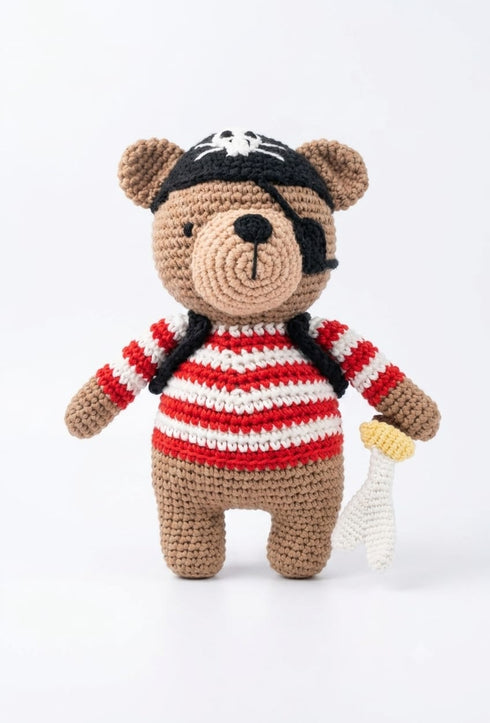 CROCHET PIRATE BEAR