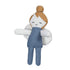 Fabelab bear pocket friend plush toy - organic cotton stuffed animal