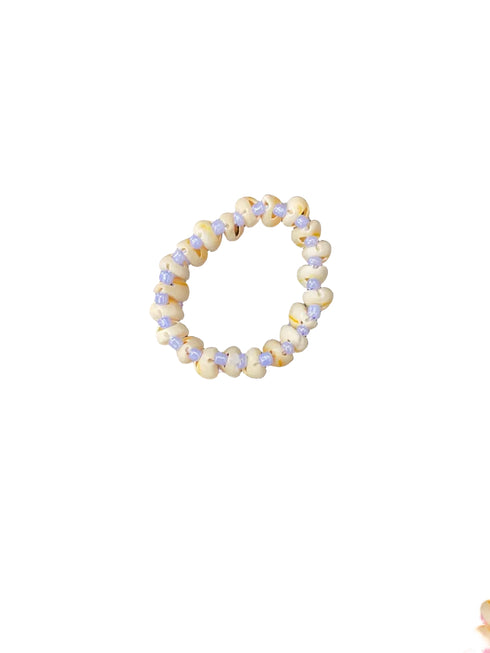 Beaded bracelet on a white backgroud