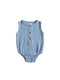 Blue baby cotton romper