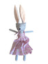 plush Stuffed toy rabbit in a pink dress