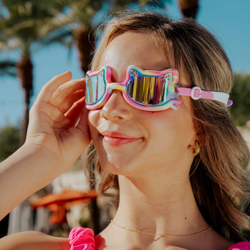 Bling2o goggles, meowberry goggles, kids goggles, swim goggles